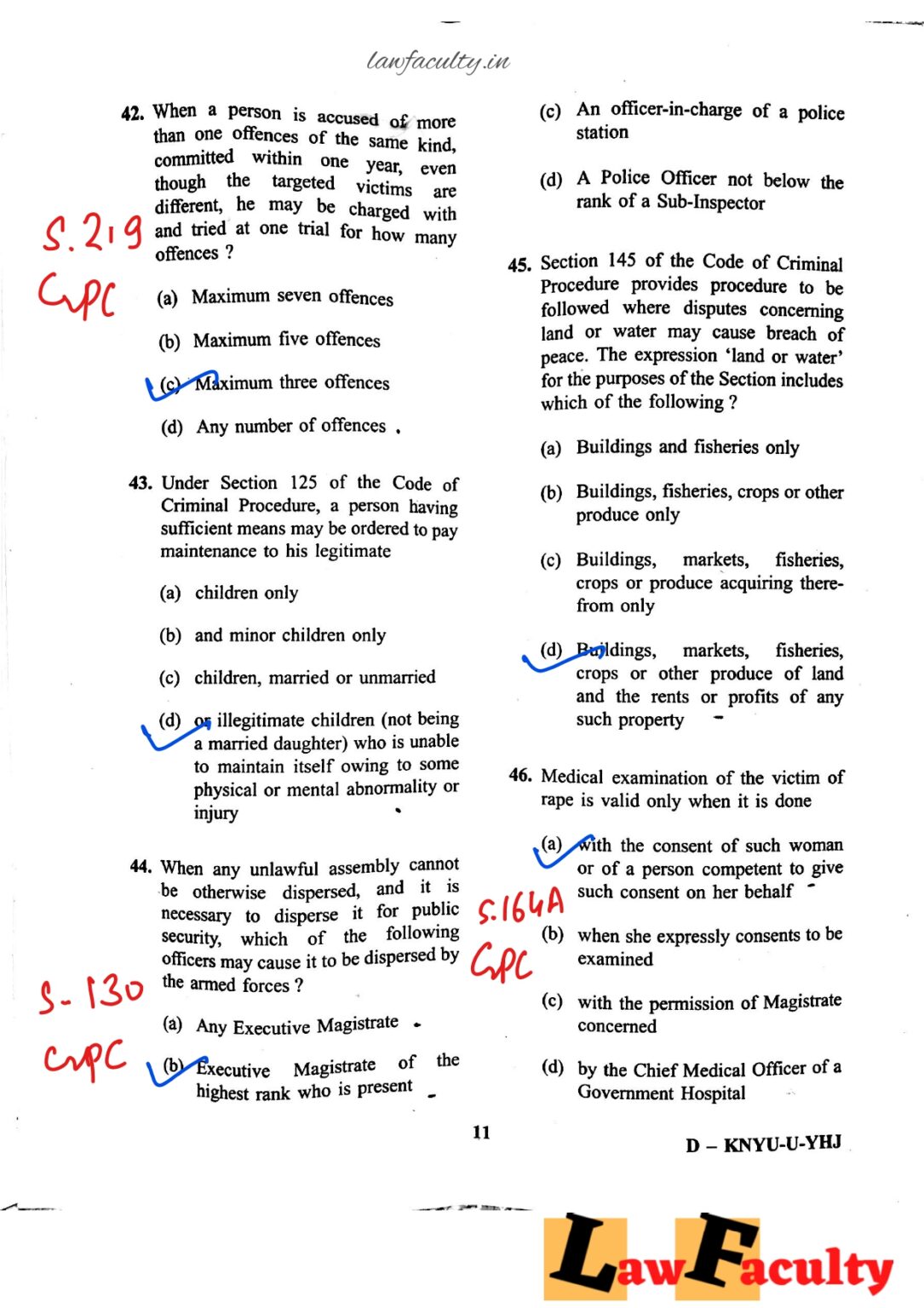 CBI APP Question Paper and Answer Key held on 19092021 » Law Faculty