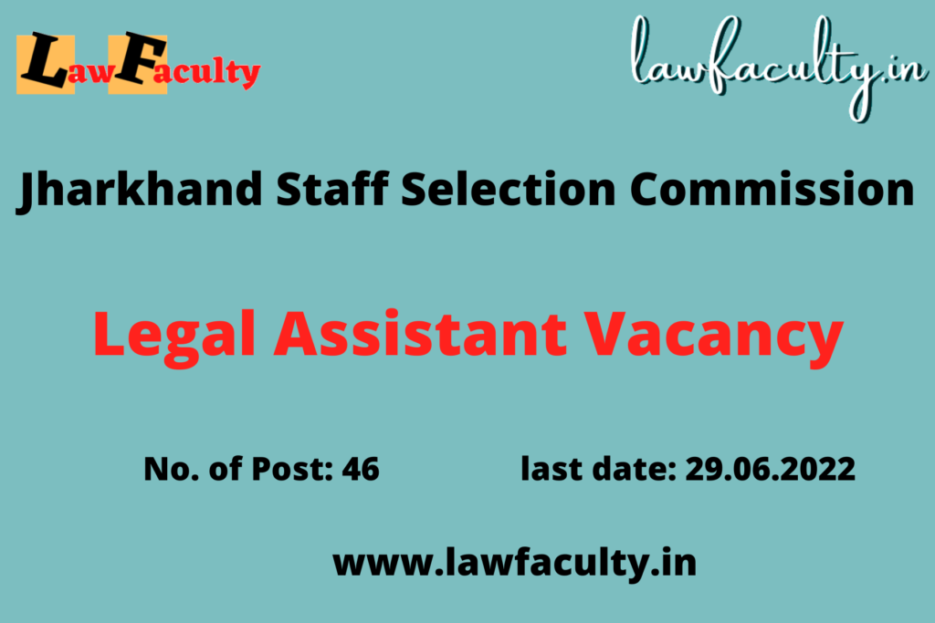 Legal Assistant Vacancy