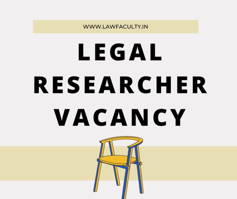 Research Law Assistant to the Hon’ble Judges, High Court, Madras