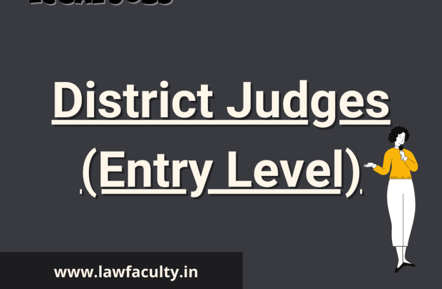 District Judge (Entry Level) Examination 2023