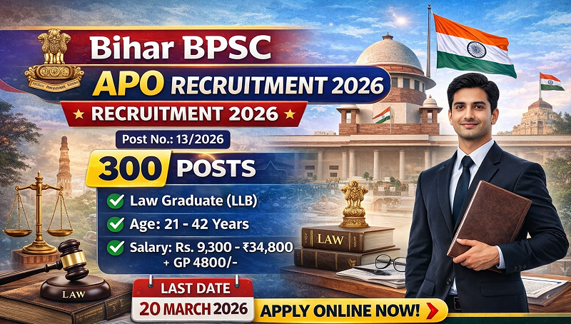 Bihar Public Service Commission (BPSC) APO Recruitment 2026