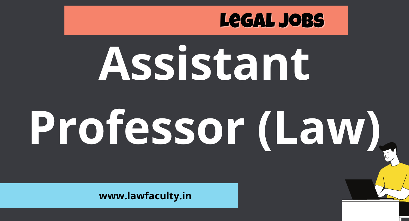 Legal Job – Assistant Professor (Law) At National Law School Of India University (NLSIU) Last Date 11/9/2026